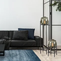 Hot Straluma Tafellamp Lett frame zwart/smoke glas