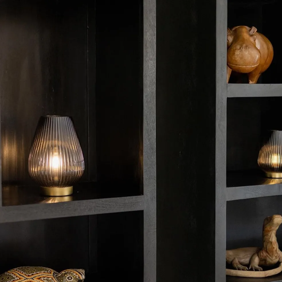 Flash Sale Straluma Tafellamp Tajera van Light and Living op batterij grijs/goud