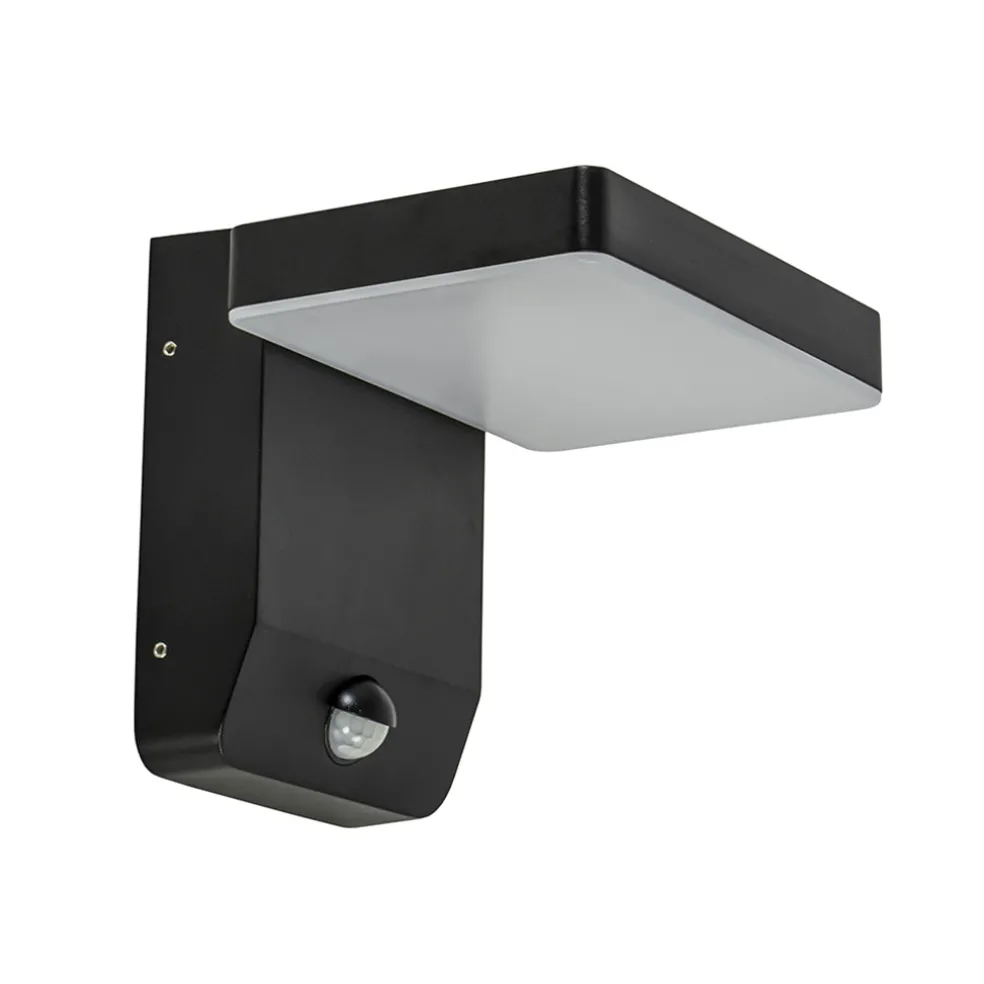 Online Straluma Verstelbare LED buitenlamp zwart IP54 met sensor