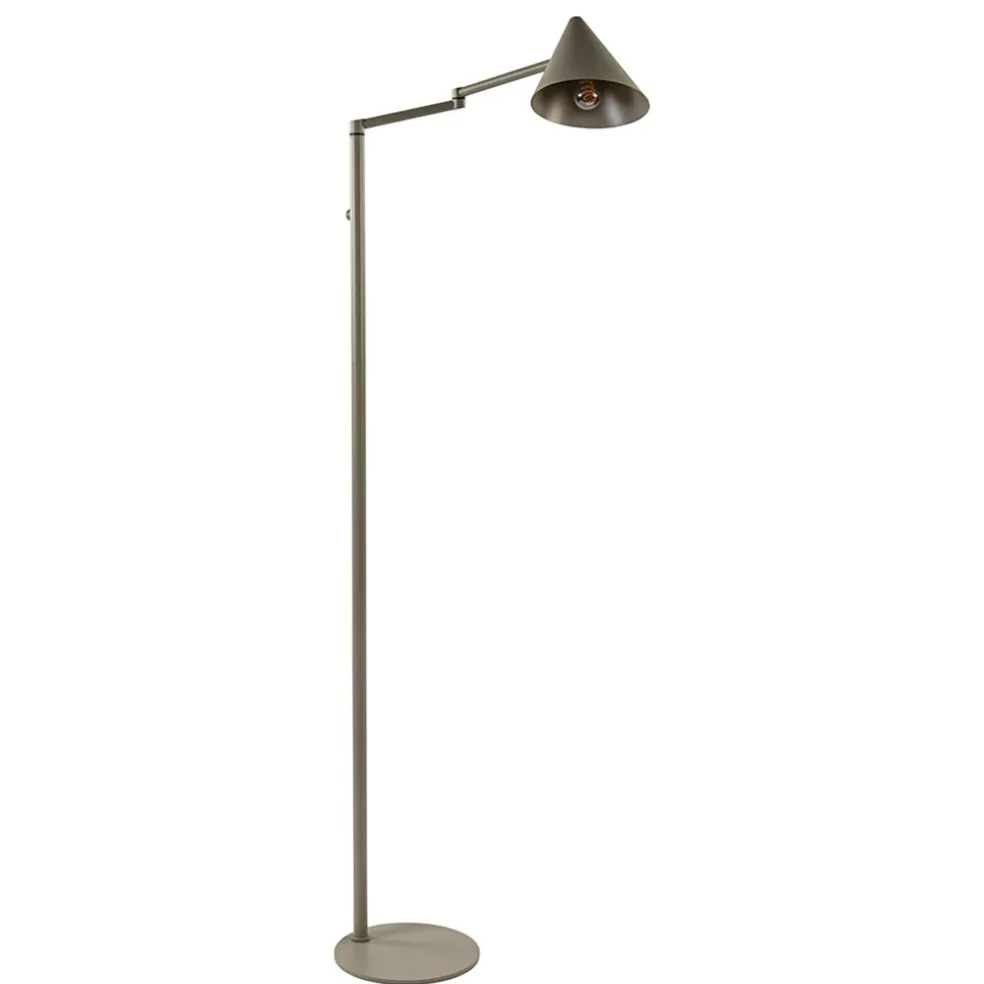 Clearance Straluma Vintage vloerlamp verstelbaar zandkleurig
