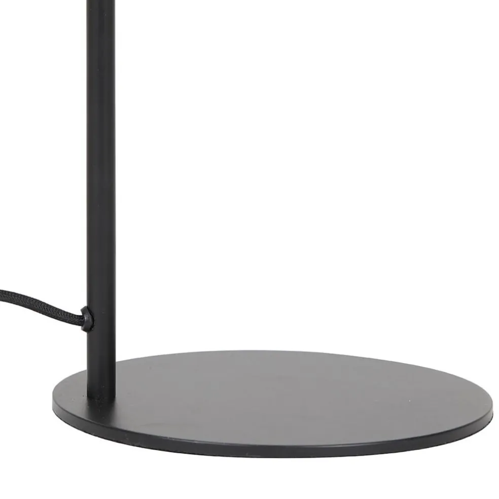 New Straluma Vloerlamp Lekar zwart met smoke glas