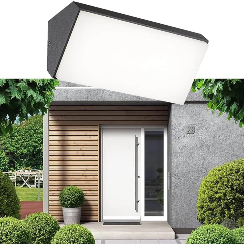 Cheap Straluma Wandlamp buiten antraciet