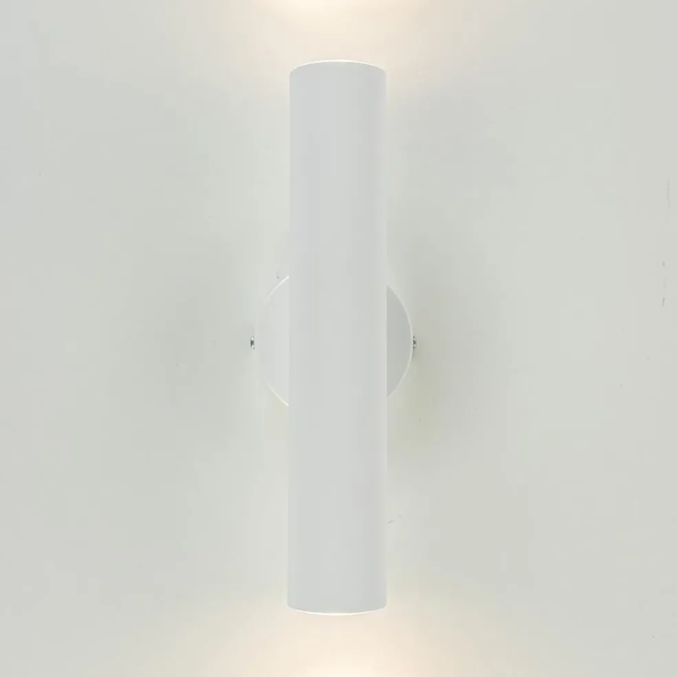 Cheap Straluma Wandlamp cilinder wit up+down GU10