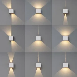 Online Straluma Wandlamp Davos XL wit IP65