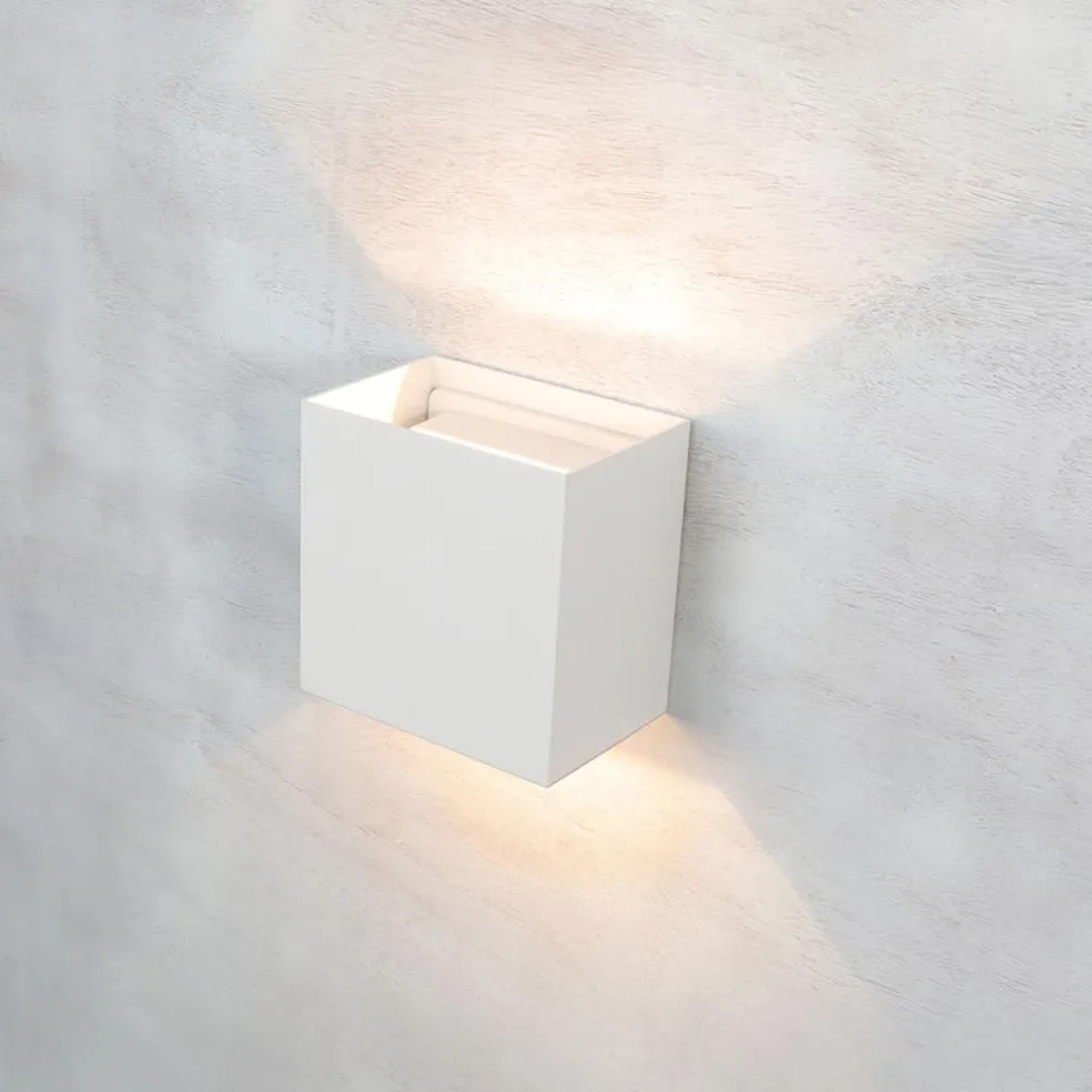 Online Straluma Wandlamp Davos XL wit IP65