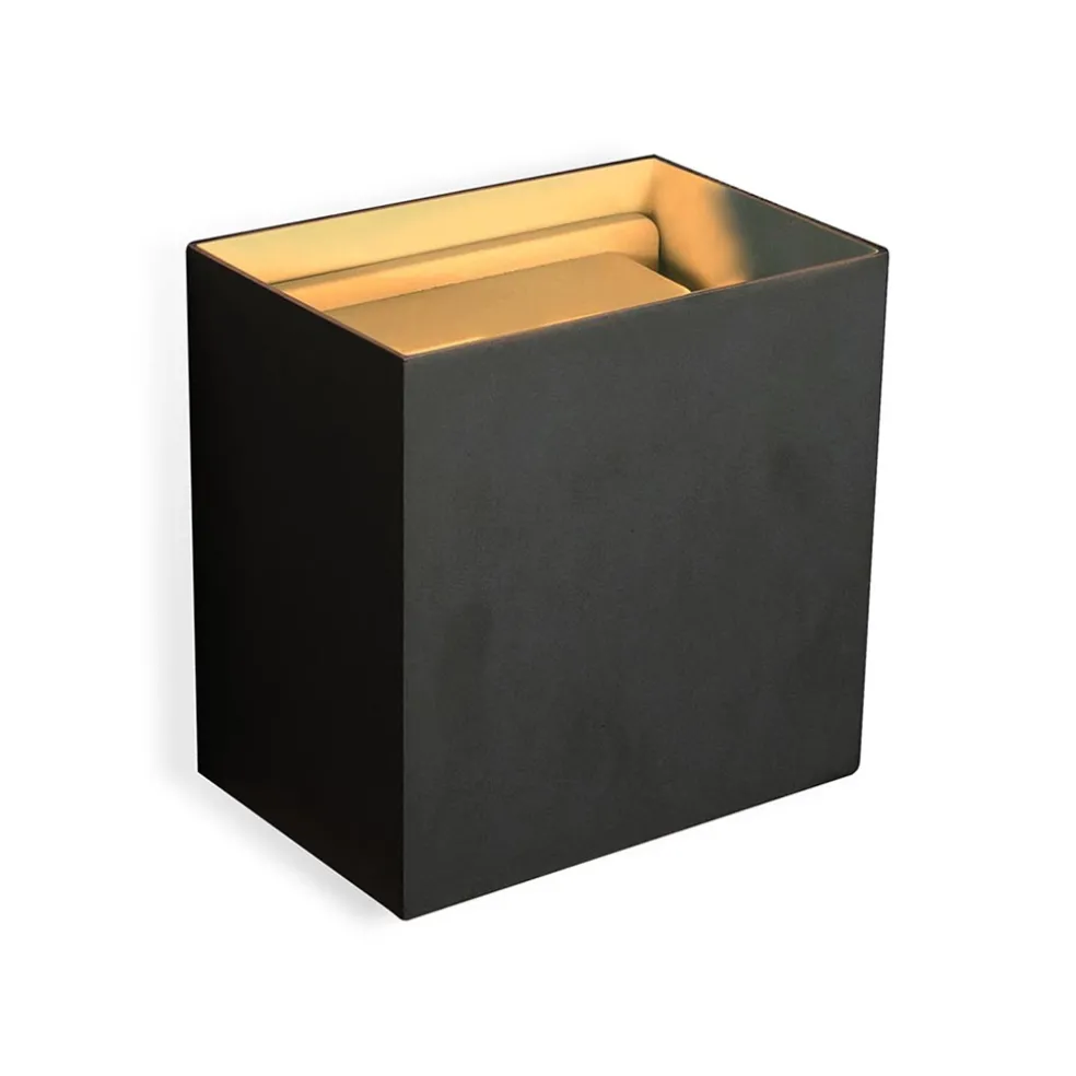 Discount Straluma Wandlamp Davos XL zwart IP65