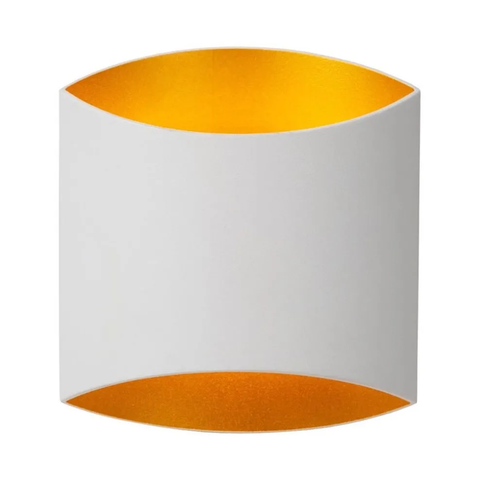 Clearance Straluma Wandlamp up+down wit met goud G9