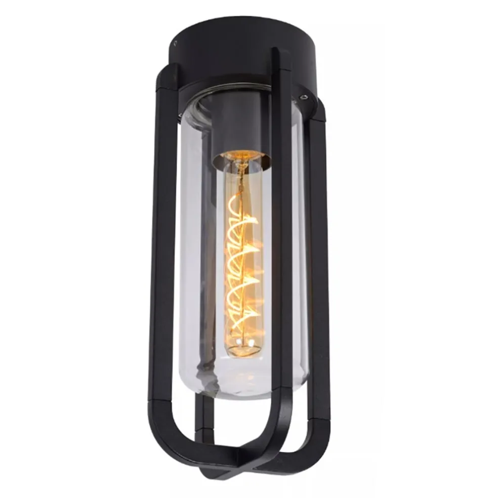 Store Straluma Zwarte buitenlamp plafond IP44
